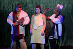 Oct 29 - Nanyehi stage shot of Michelle Honaker with Tommy Cummins & Andy Sanchez
